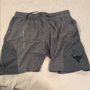 Under Armour The Rock Inspired Men's Charcoal Athletic Shorts